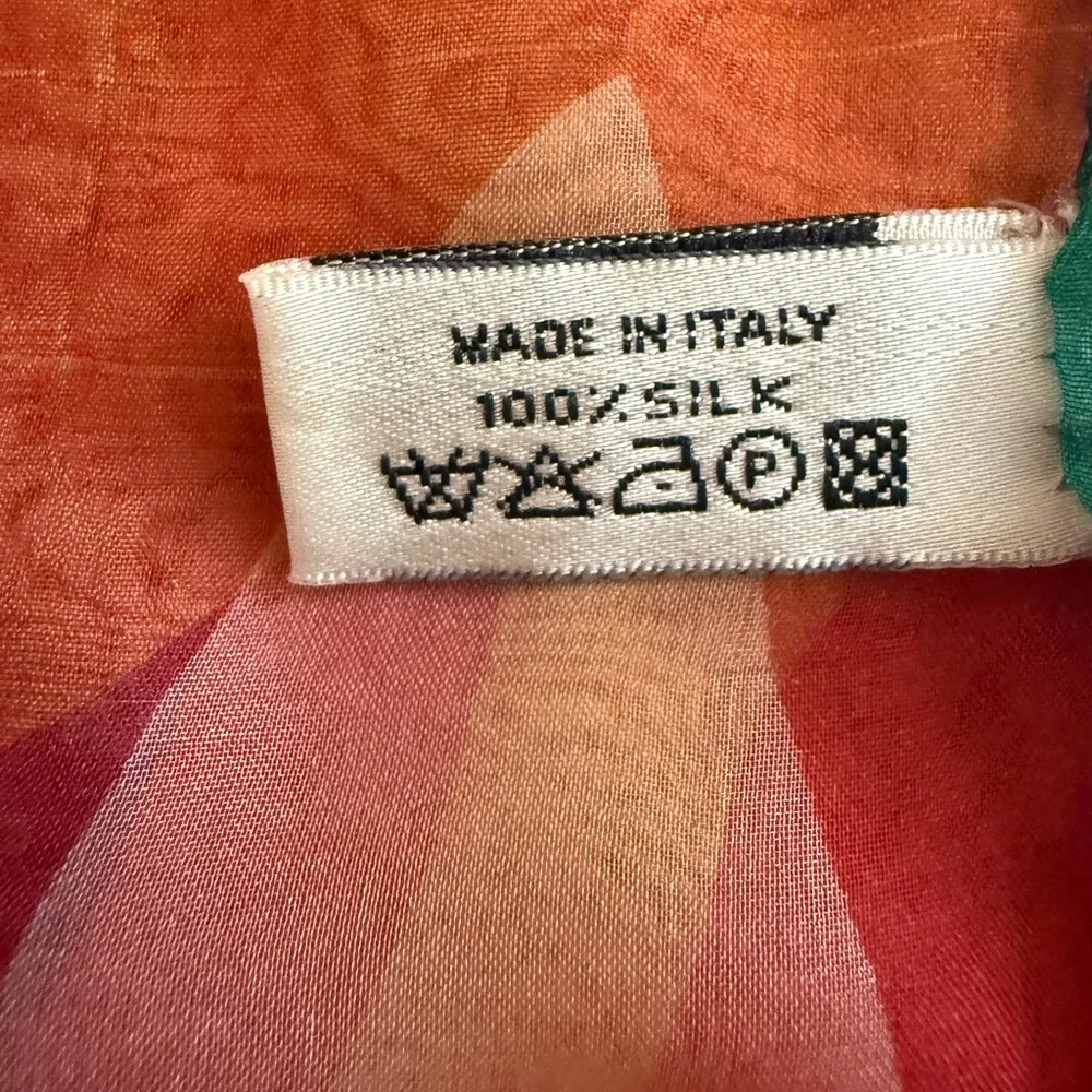 MIU MIU Multicolor Graphic Scarf